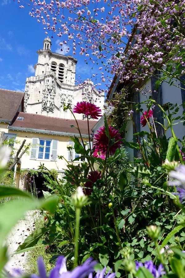 Le Jardin De La Cathedrale Bed and Breakfast Troyes Eksteriør billede